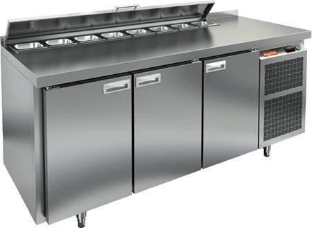 Стол для салатов Hicold sl2-111gn с крышк