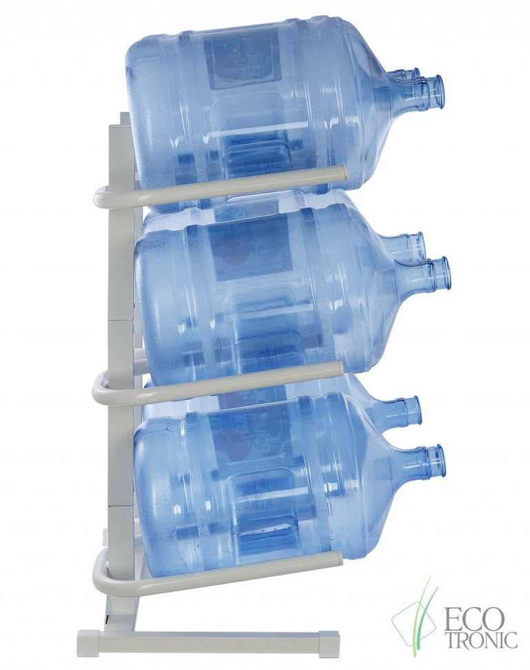 Подставка под 6 бутылей разборная (БЕЛАЯ). Россия